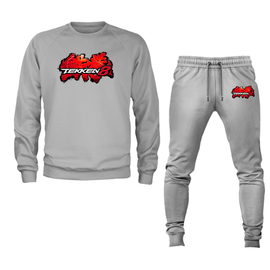 Men's Tekken 8 Game PS5 Crewneck Sweatshirt Joggers Suit