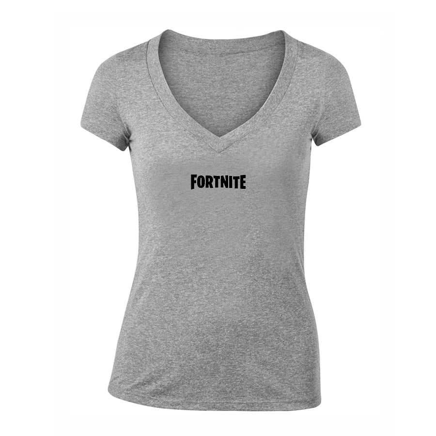 Women's Fortnite Battle Royale Game  V-Neck T-Shirt