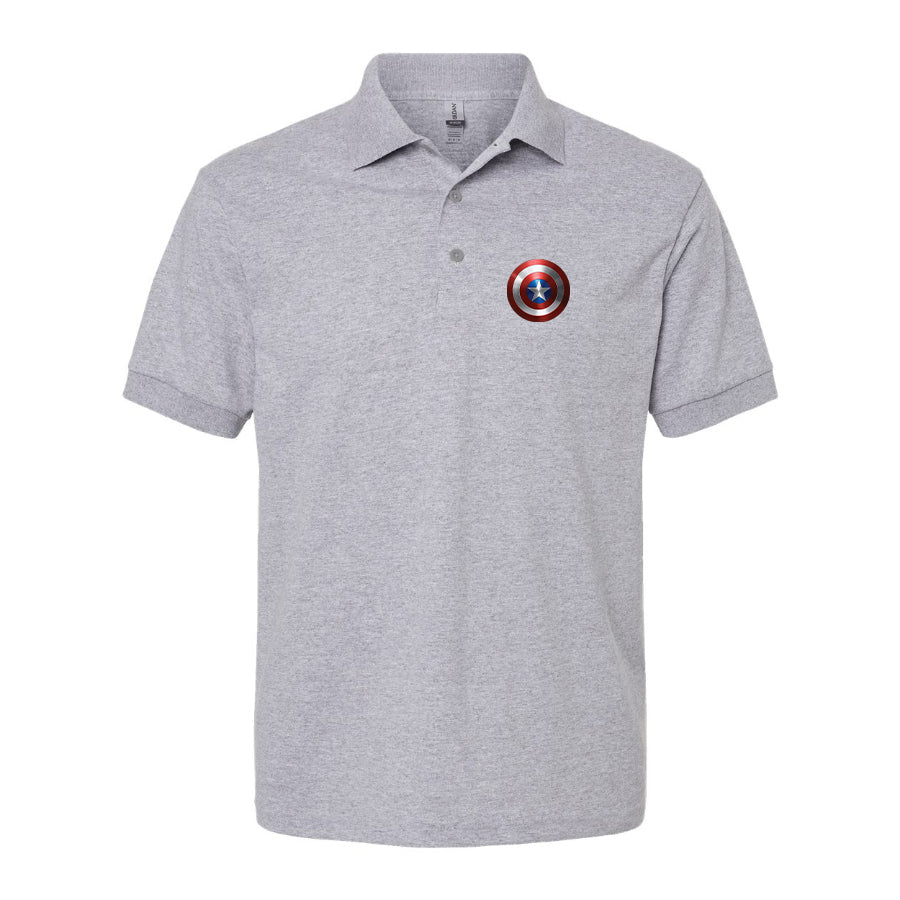 Men's Captain America Superhero Dry Blend Polo