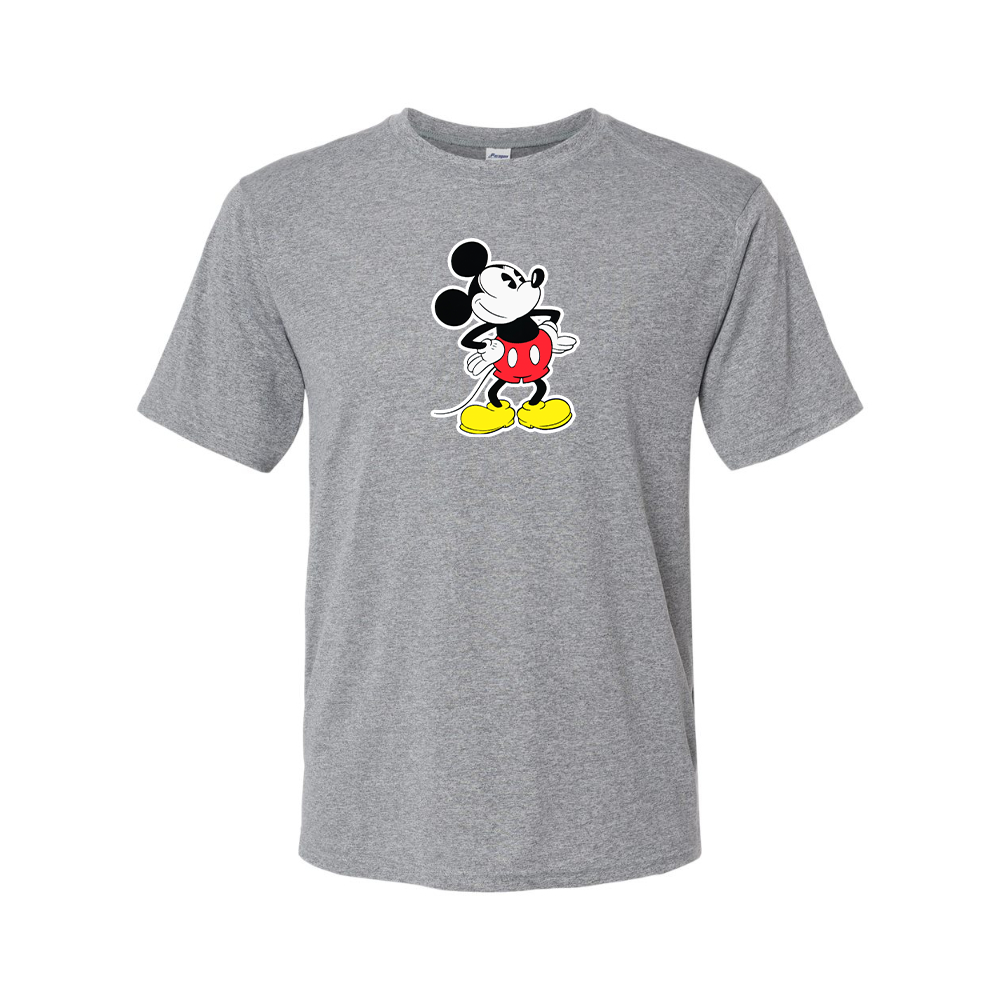 Men's Mickey Mouse Cartoon Polyester T-Shirt