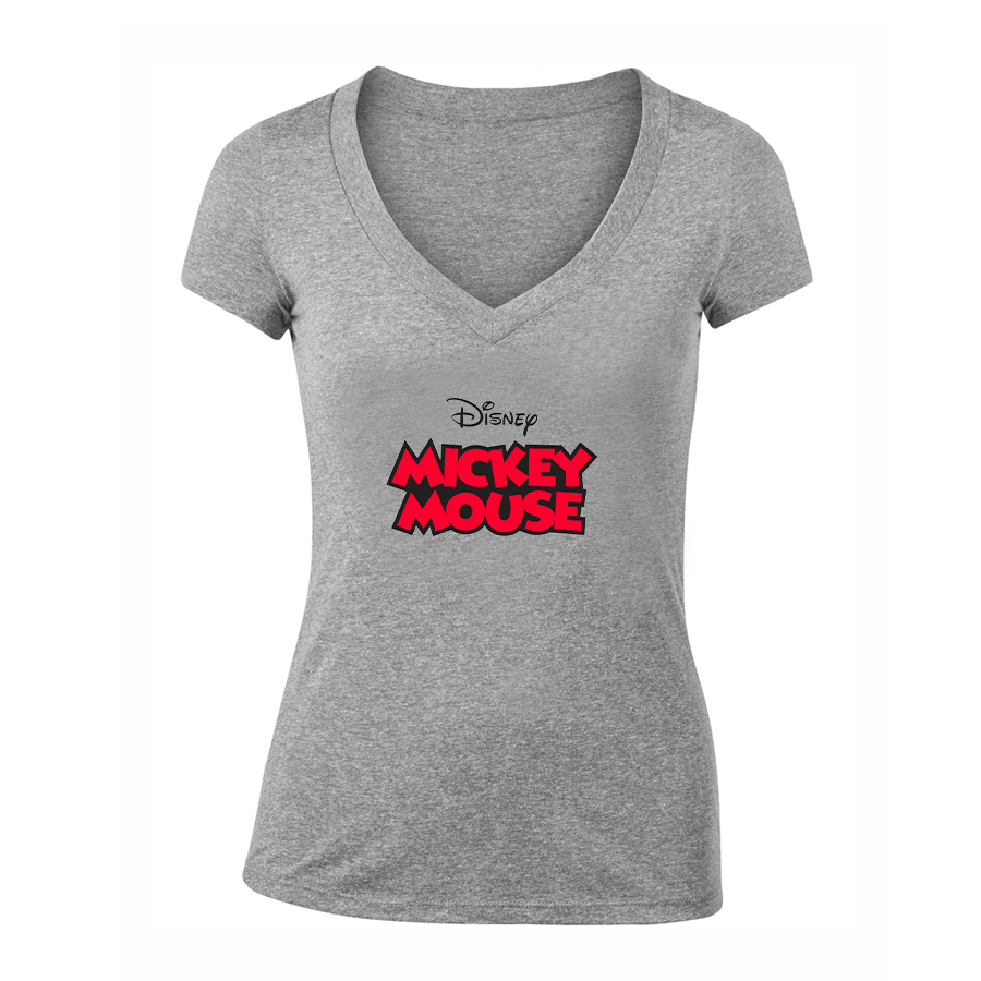 Women's Mickey Mouse Disney V-Neck T-Shirt