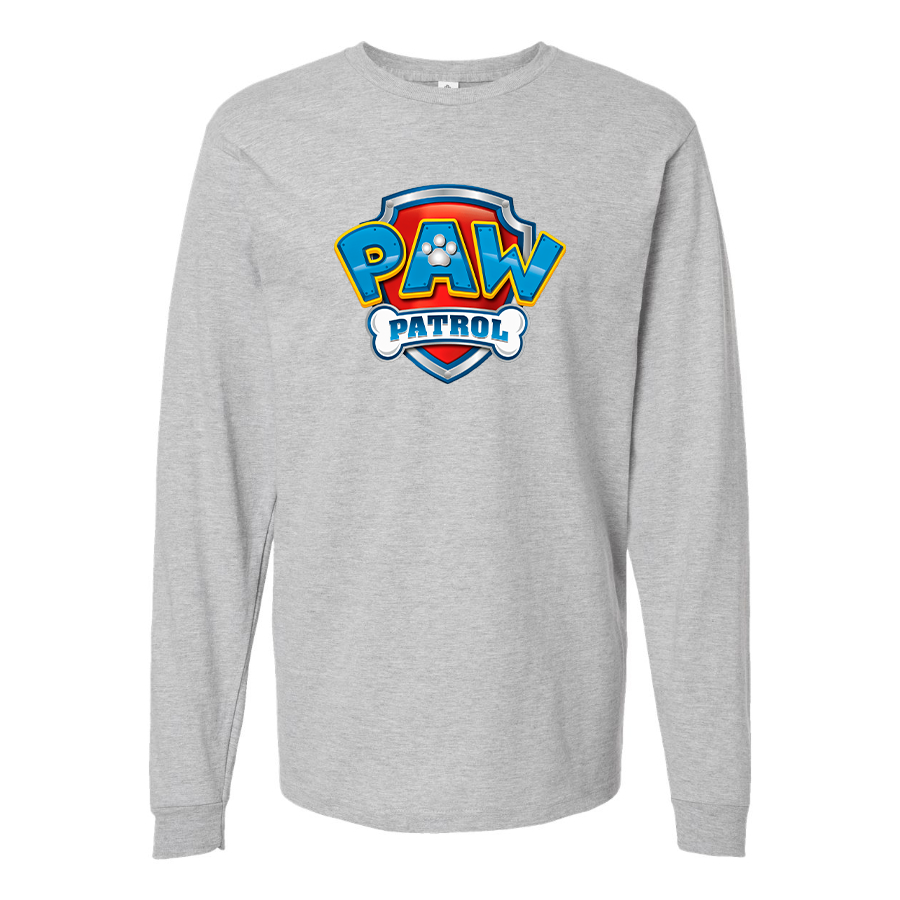 Men's Paw Patrol Cartoon Long Sleeve T-Shirt