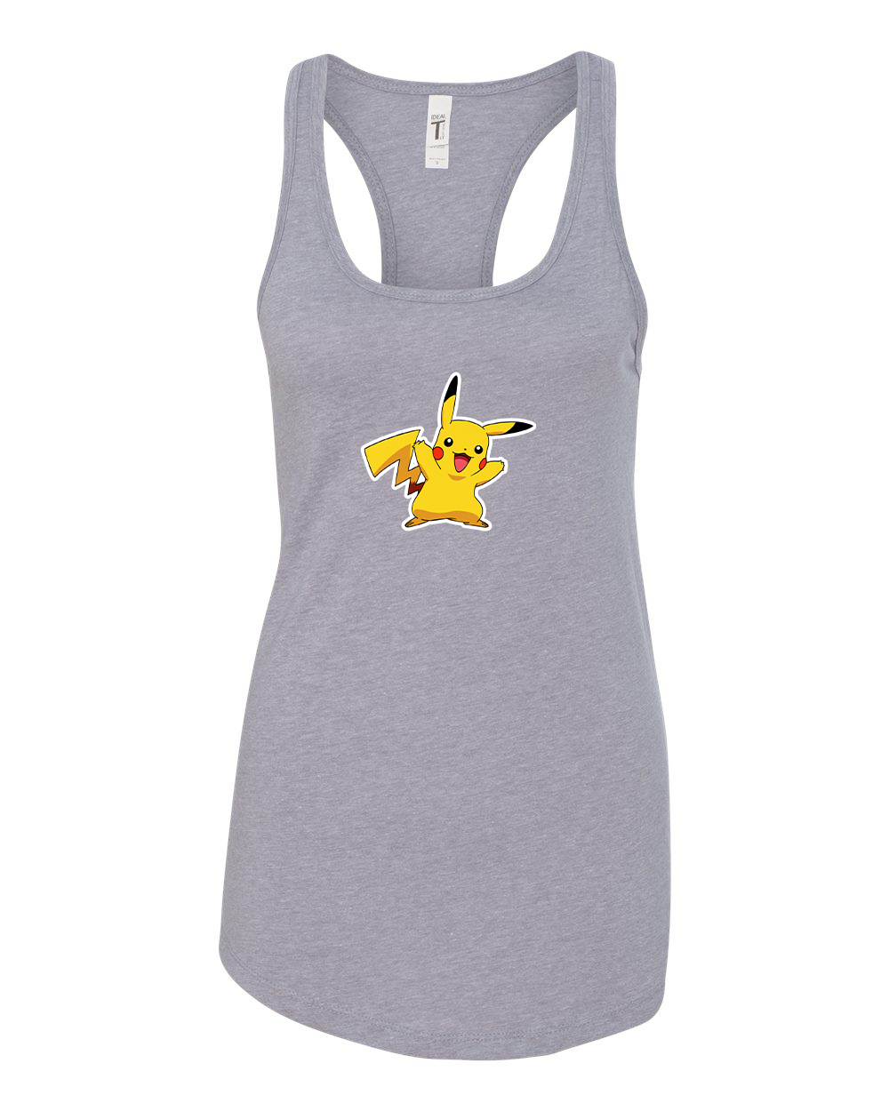 Women's Pikachu Cartoon Racerback Tank Top