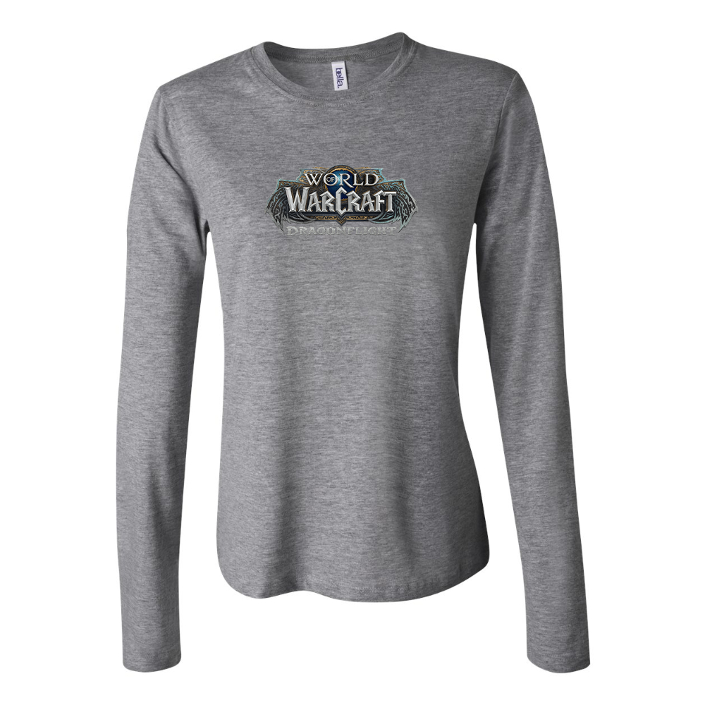 Women's World of Warcraft Dragon Flight Game Long Sleeve T-Shirt