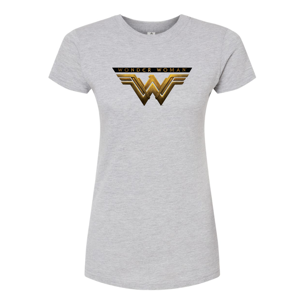 Women's Wonder Woman DC Superhero Round Neck T-Shirt