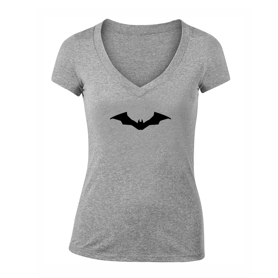 Women's New batman DC Universe Superhero V-Neck T-Shirt