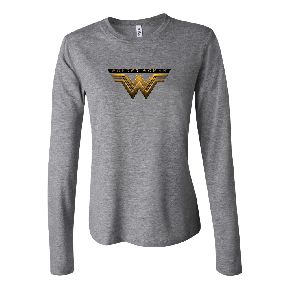 Women's Wonder Woman DC Superhero Long Sleeve T-Shirt