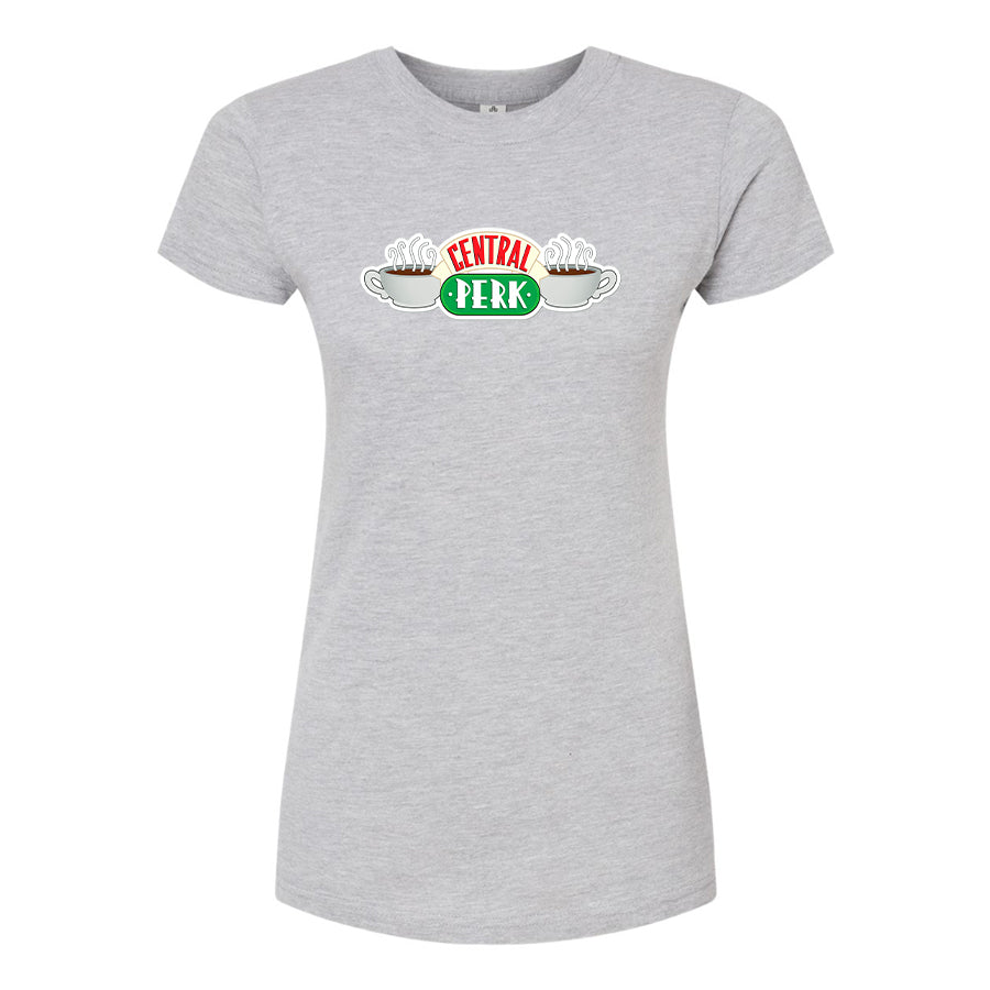 Women's Central Perk Friends Show Round Neck T-Shirt