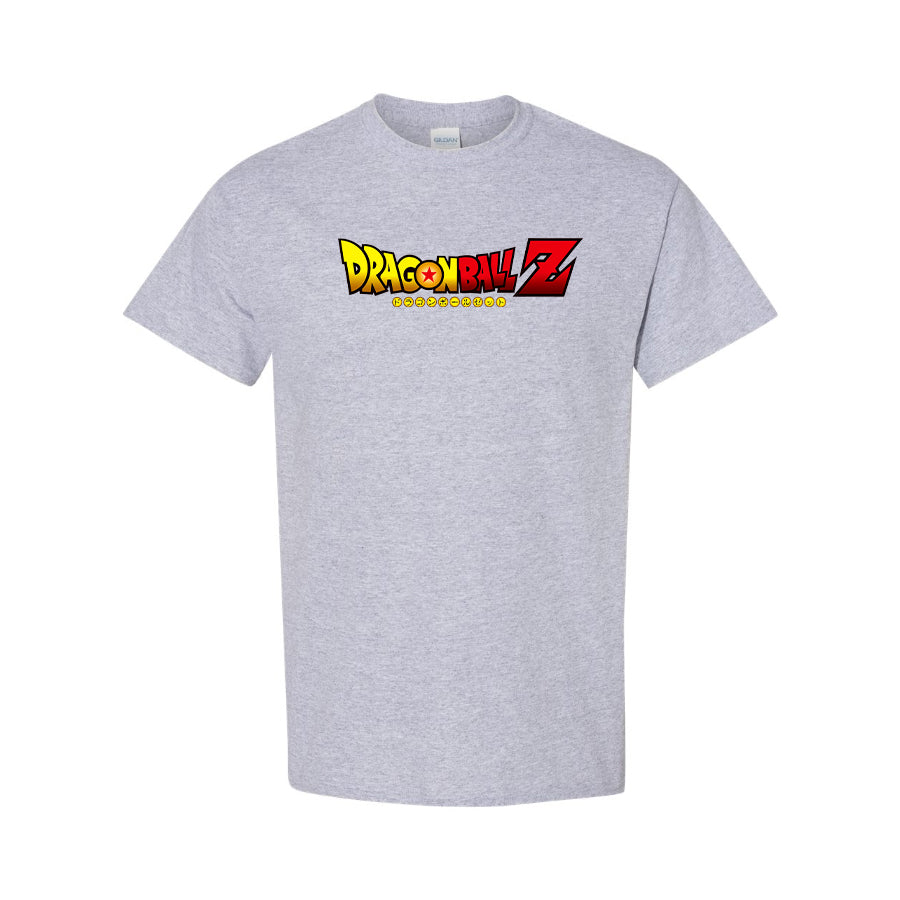 Men's Dragon Ball Z Cartoon Title Cotton T-Shirt