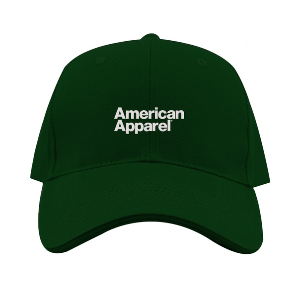 American Apparel  Logo  Dad Baseball Cap Hat