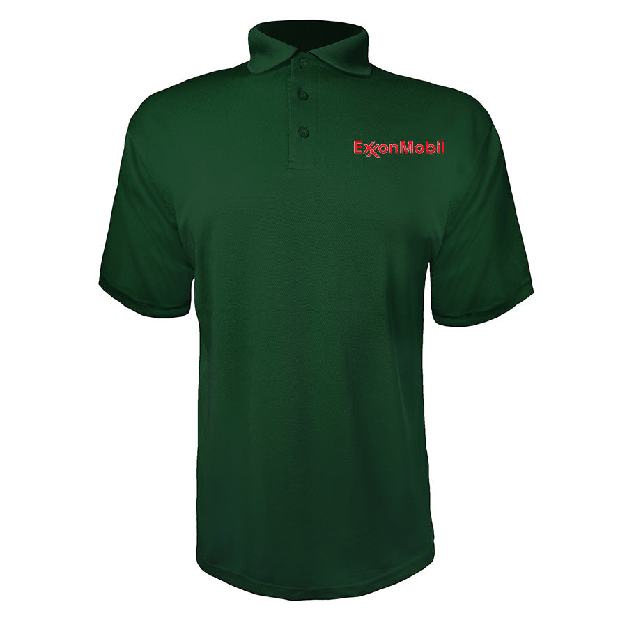 Men's Exxon Mobil Gas Station  Polyester Polo