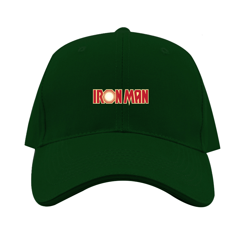 Iron Man Marvel Superhero Dad Baseball Cap Hat