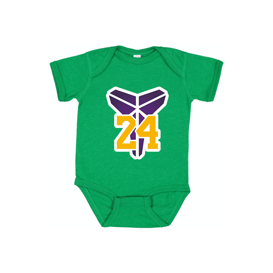 Kobe Bryant Mamba 24 Baby Romper Onesie