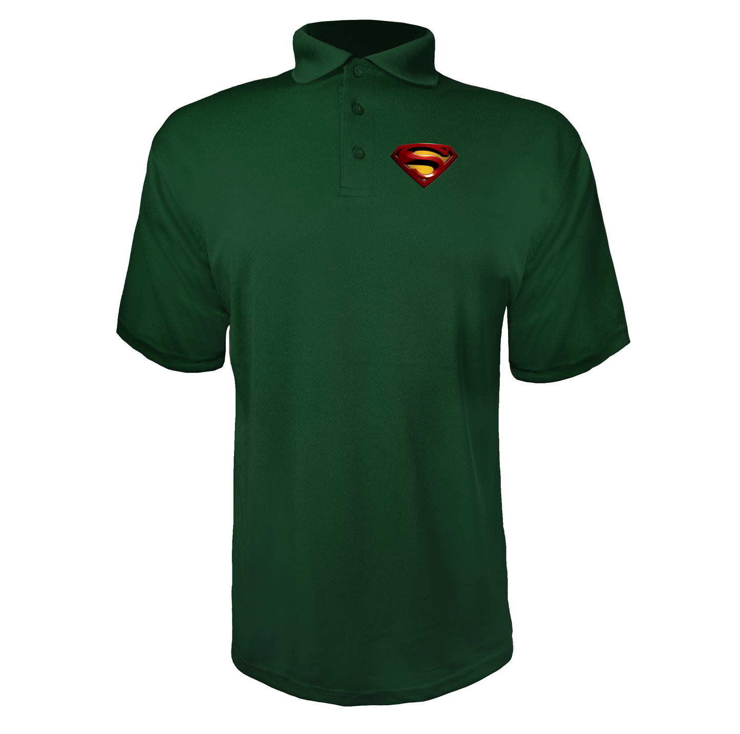 Men's Superman Superhero Polyester Polo