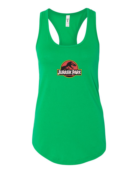 Women's Jurassic Park Movie Racerback Tank Top