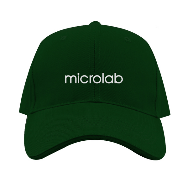 Microlab Logo  Dad Baseball Cap Hat