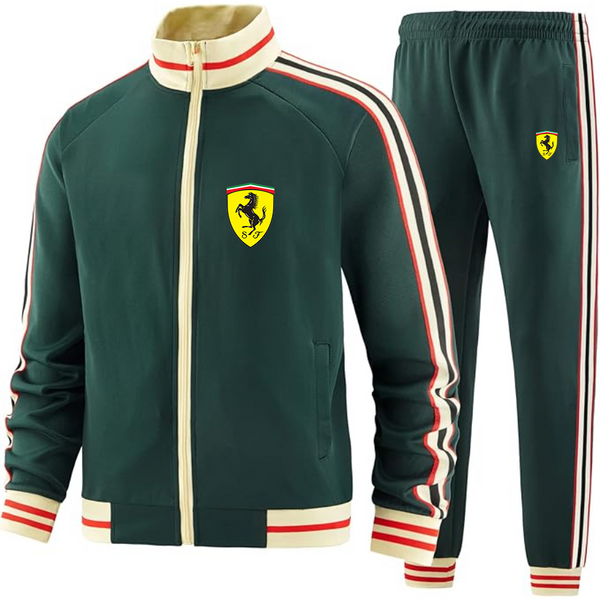 Men's  Ferrari Motorsport Car - Premium Two-Piece Designer Tracksuit