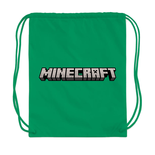 Minecraft Game Drawstring Bag