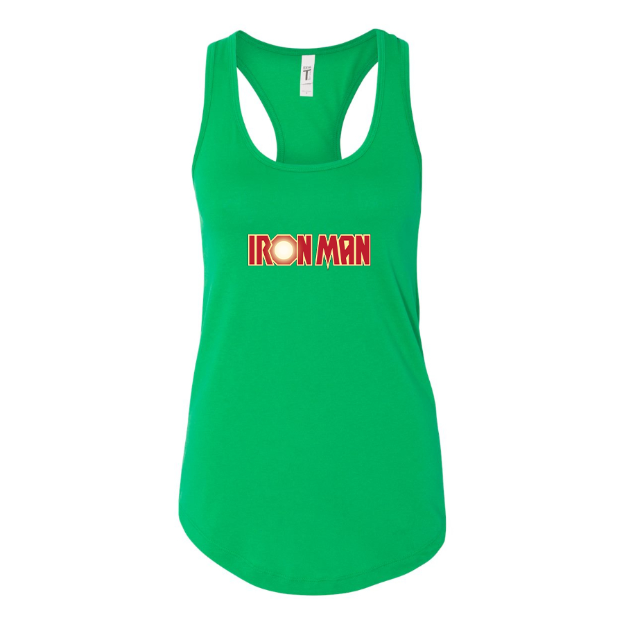 Women's Iron Man Marvel Superhero Racerback Tank Top