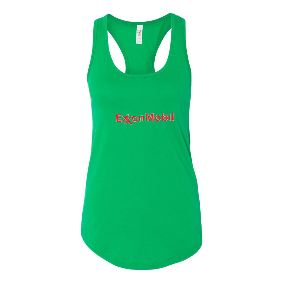 Women's Exxon Mobil Gas Station Racerback Tank Top