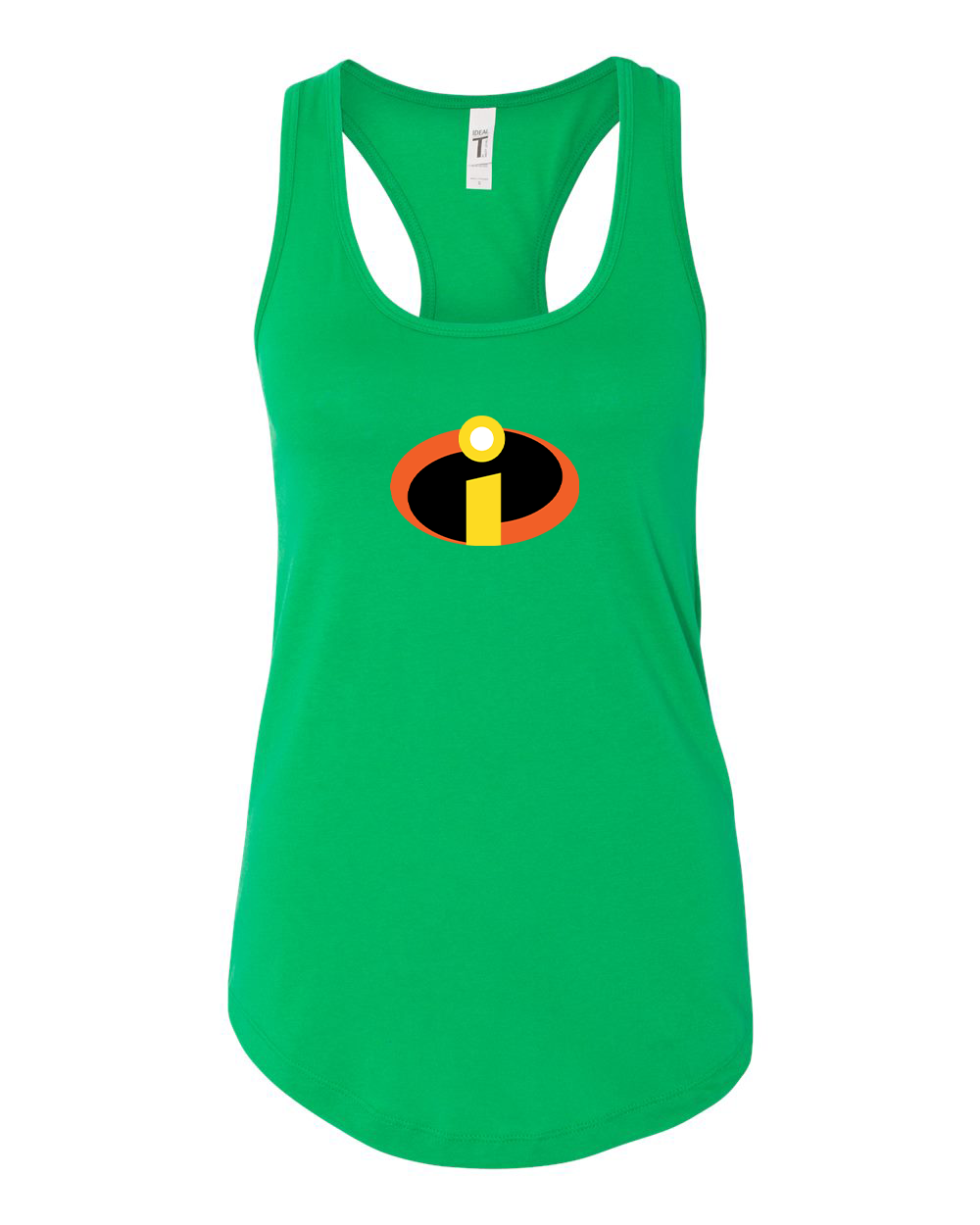 Women's The Incredibles Cartoon Racerback Tank Top