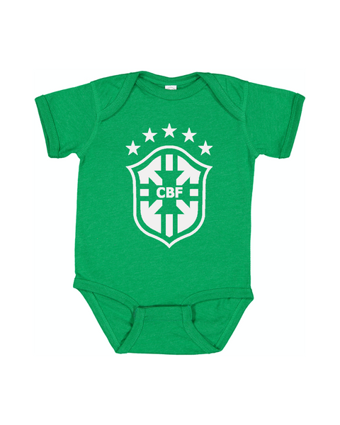 Baby Brazil Soccer Romper Onesie