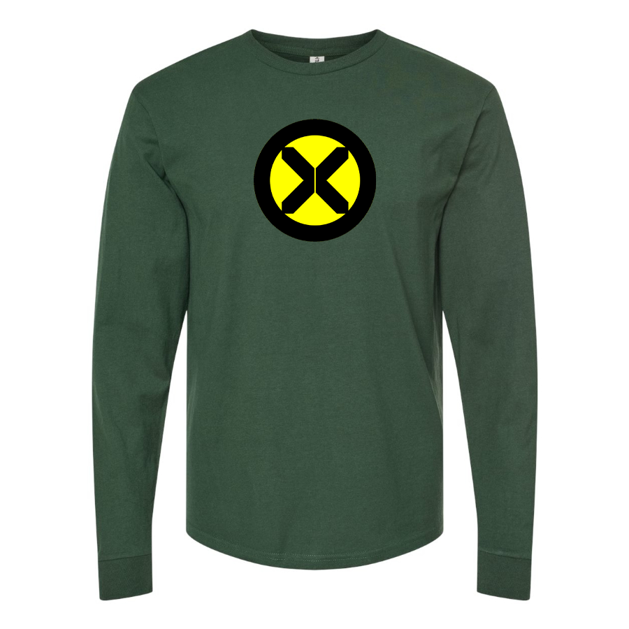 Men's X-Men Marvel Comics Superhero Long Sleeve T-Shirt