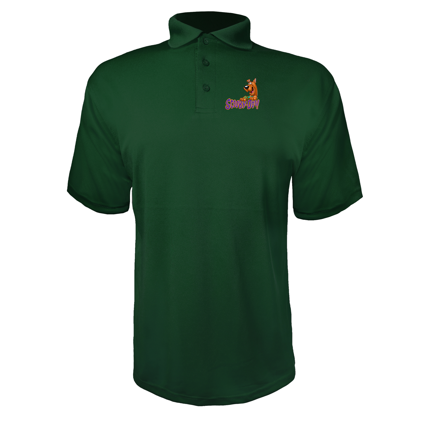 Men's Scooby Doo Cartoon Polyester Polo