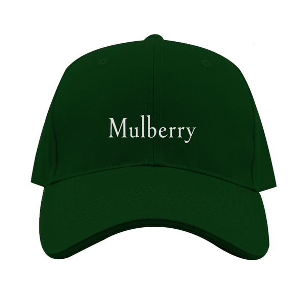 Mulberry  Logo  Dad Baseball Cap Hat