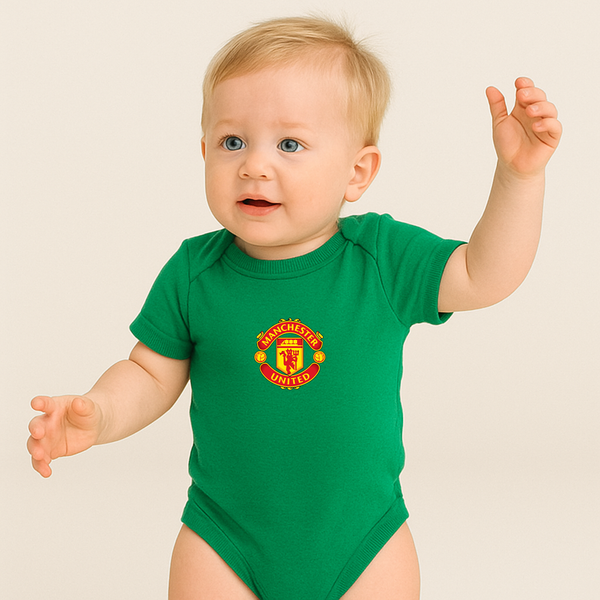 Baby Manchester United Soccer Romper Onesie