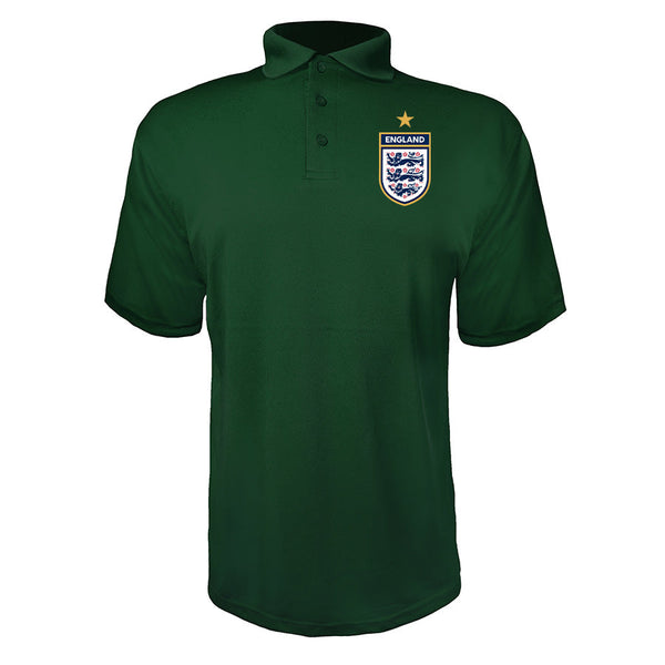 Men's England National Soccer Team  Polyester Polo