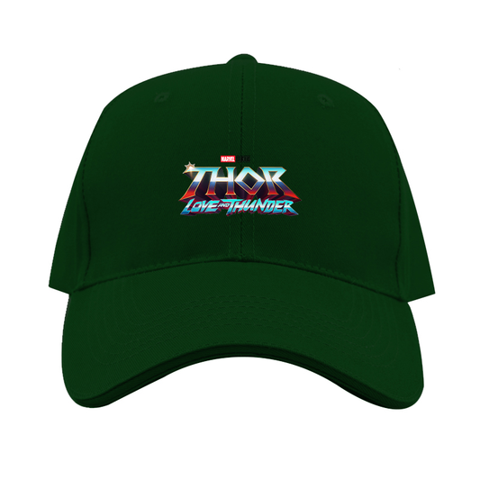 Thor Love & Thunder Superhero Dad Baseball Cap Hat
