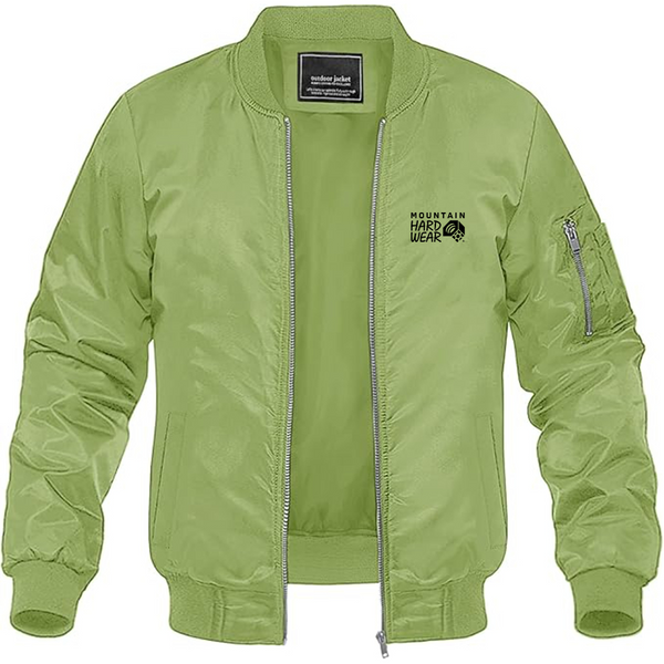 Men's Mountain Hardwear Logo Lightweight Bomber Jacket Windbreaker Softshell Varsity Jacket Coat