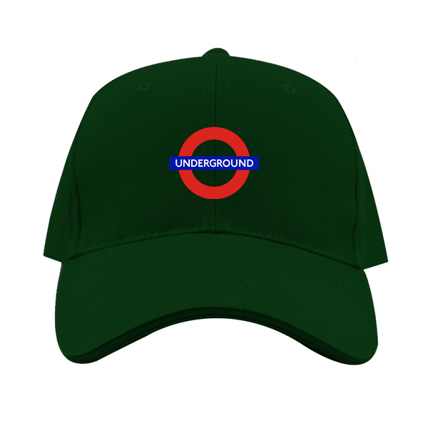 London Tube Logo  Dad Baseball Cap Hat
