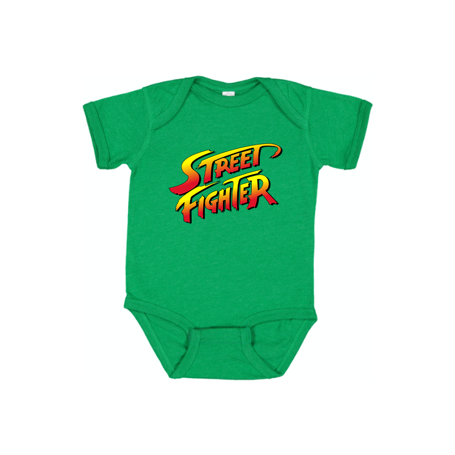 Street Fighter Game Baby Romper Onesie