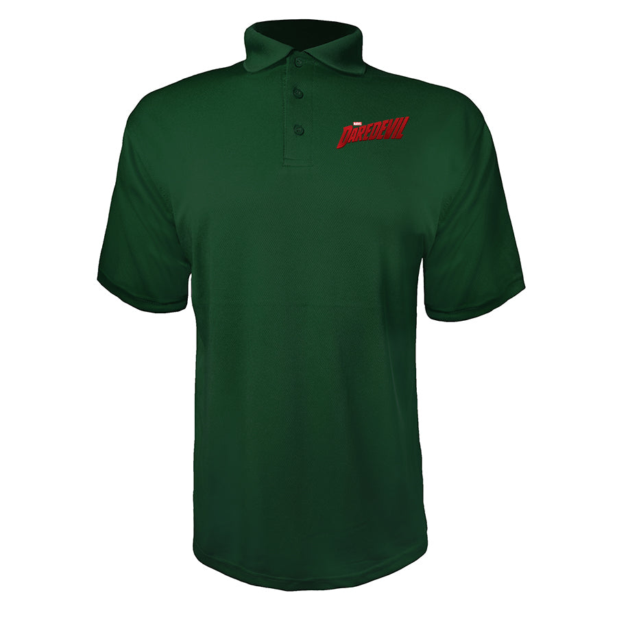 Men's Daredevil Marvel Superhero Polyester Polo