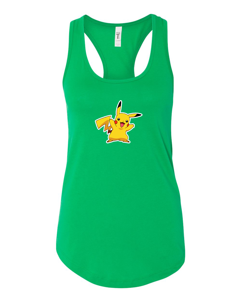 Women's Pikachu Cartoon Racerback Tank Top