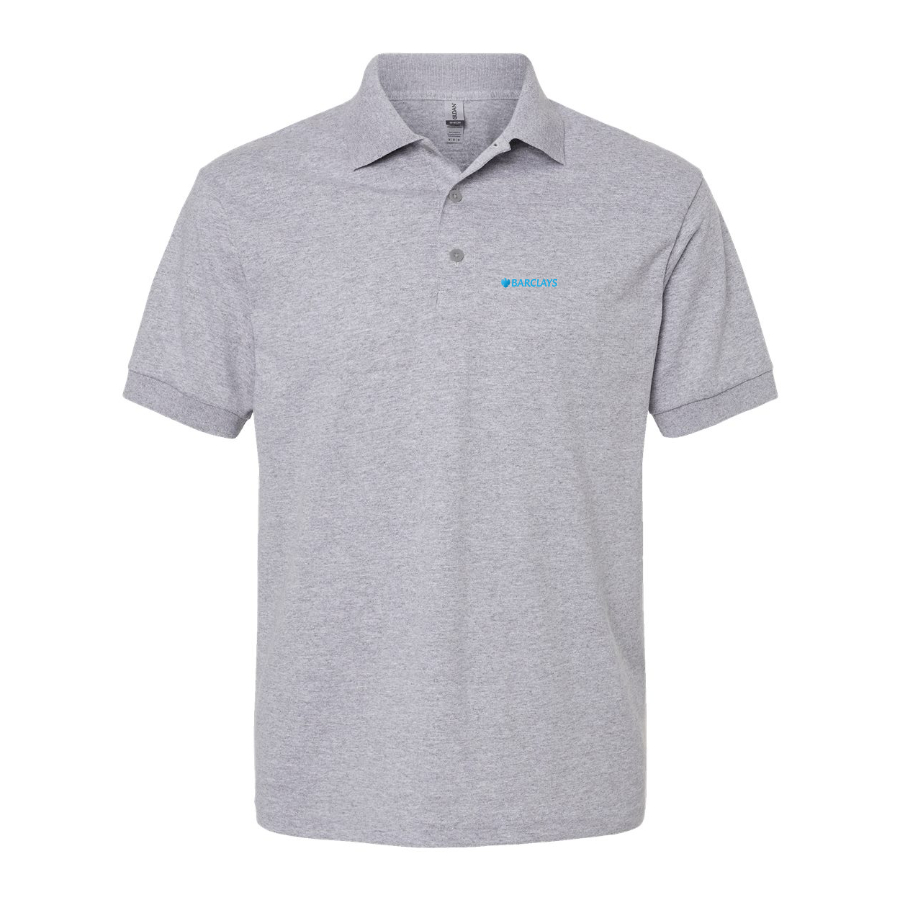 Men's Barclays Logo Dry Blend Polo - Grey
