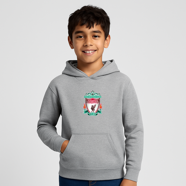 Youth Kids Liverpool Football Club Est.1892 Pullover Hoodie