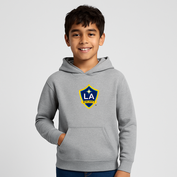 Youth Kids LA Galaxy FC Pullover Hoodie