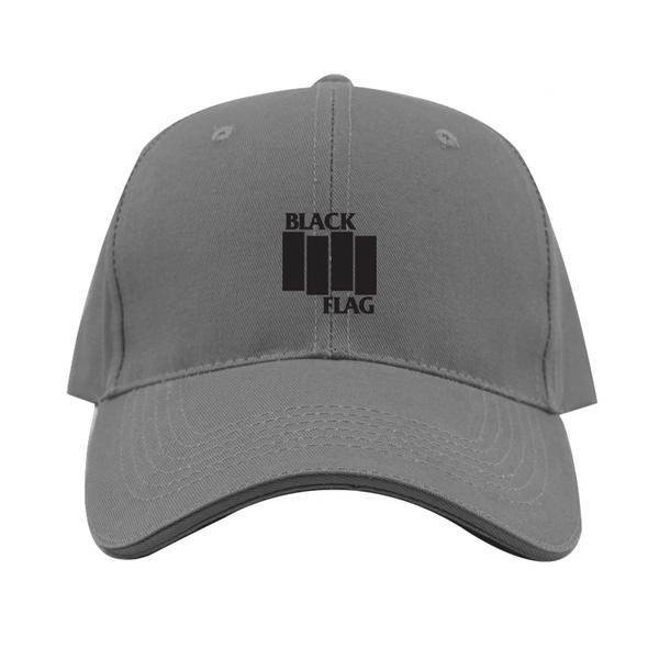 Black Flag Logo  Dad Baseball Cap Hat