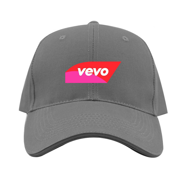 Vevo Thumbnail Banner Logo  Dad Baseball Cap Hat