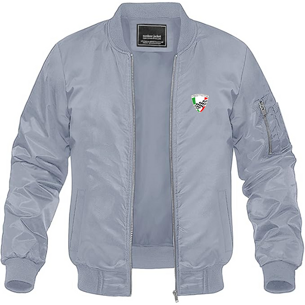 Men's Mastretta Logo Lightweight Bomber Jacket Windbreaker Softshell Varsity Jacket Coat