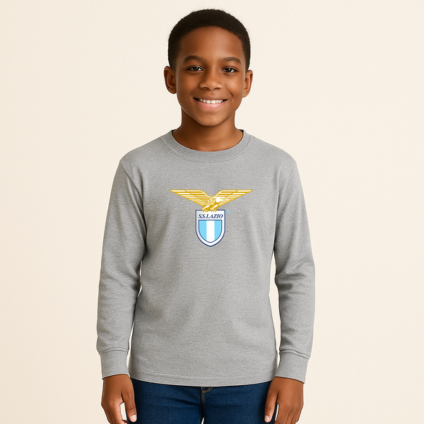 Youth Kids Lazio FC Long Sleeve T-Shirt