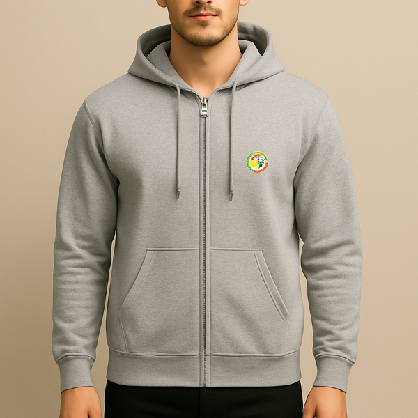 Men's Senegal National Soccer Team Zipper Hoodie