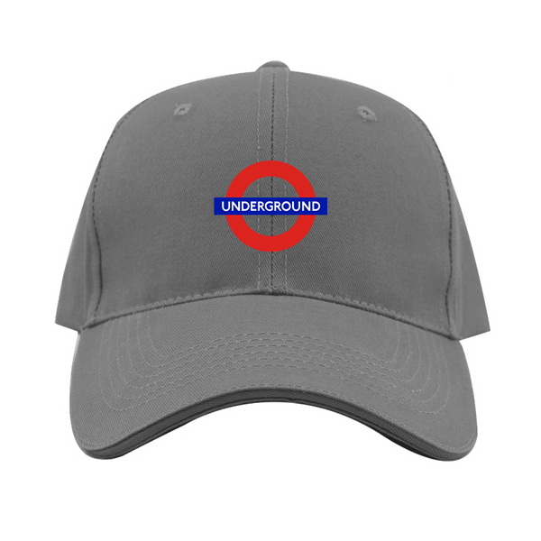 London Tube Logo  Dad Baseball Cap Hat