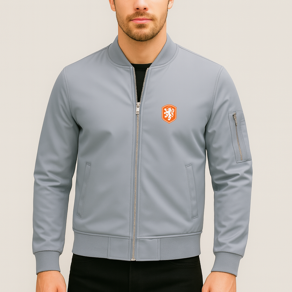Men's Netherlands National Soccer Team Lightweight Bomber Jacket