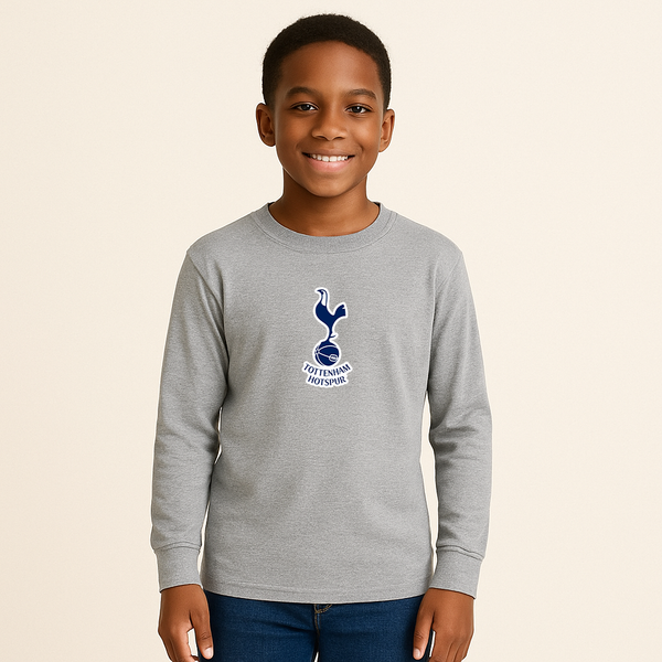 Youth Kids Tottenham Hotspur F.C. Soccer Long Sleeve T-Shirt