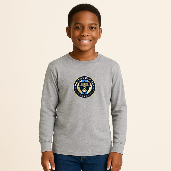 Youth Kids Philadelphia Union FC Long Sleeve T-Shirt