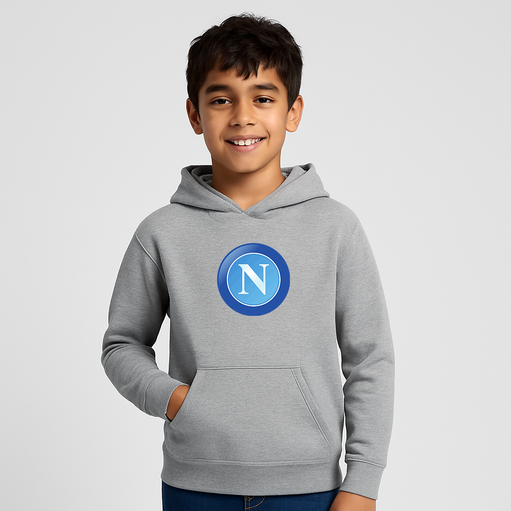 Youth Kids Napoli FC Pullover Hoodie